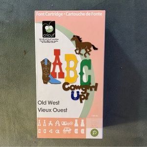 Cricut OLD WEST shape & font